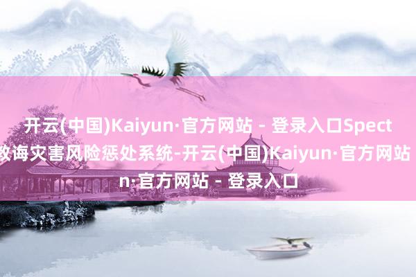 开云(中国)Kaiyun·官方网站 - 登录入口Spectee Pro将教诲灾害风险惩处系统-开云(中国)Kaiyun·官方网站 - 登录入口